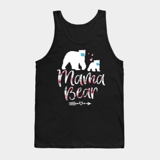 T-shirt for women, MAMA bear shirt, floral mama bear shirt, momma bear shirt, boho mama bear t-shirt, mama bear tee, mothers day Tank Top